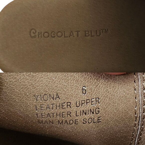 Chocolat Blu Yiona Peep Toe Wedge Sandal Womens 6 Gold Snakeskin Print Platform - Picture 8 of 16